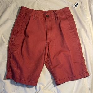 Old Navy Mens Flat Front Shorts Salmon Size 30 New